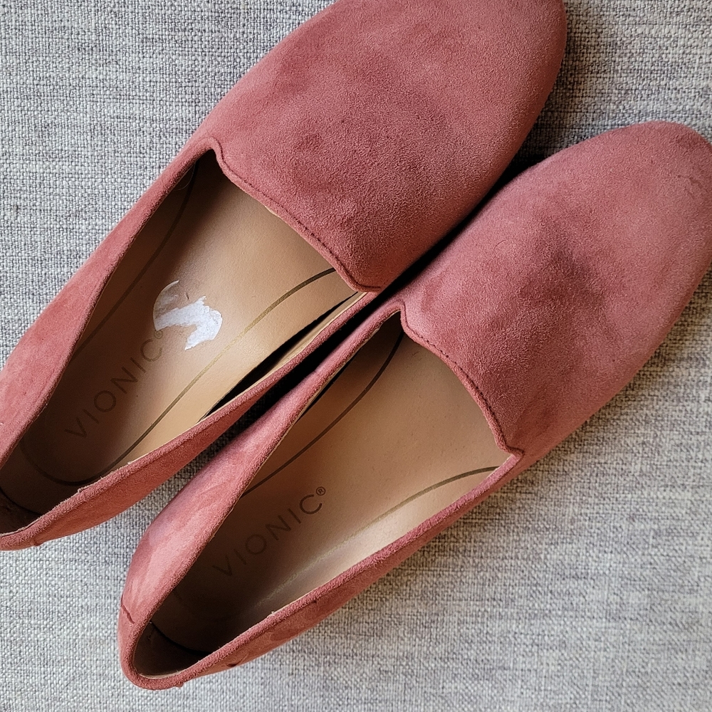 Suede like flats